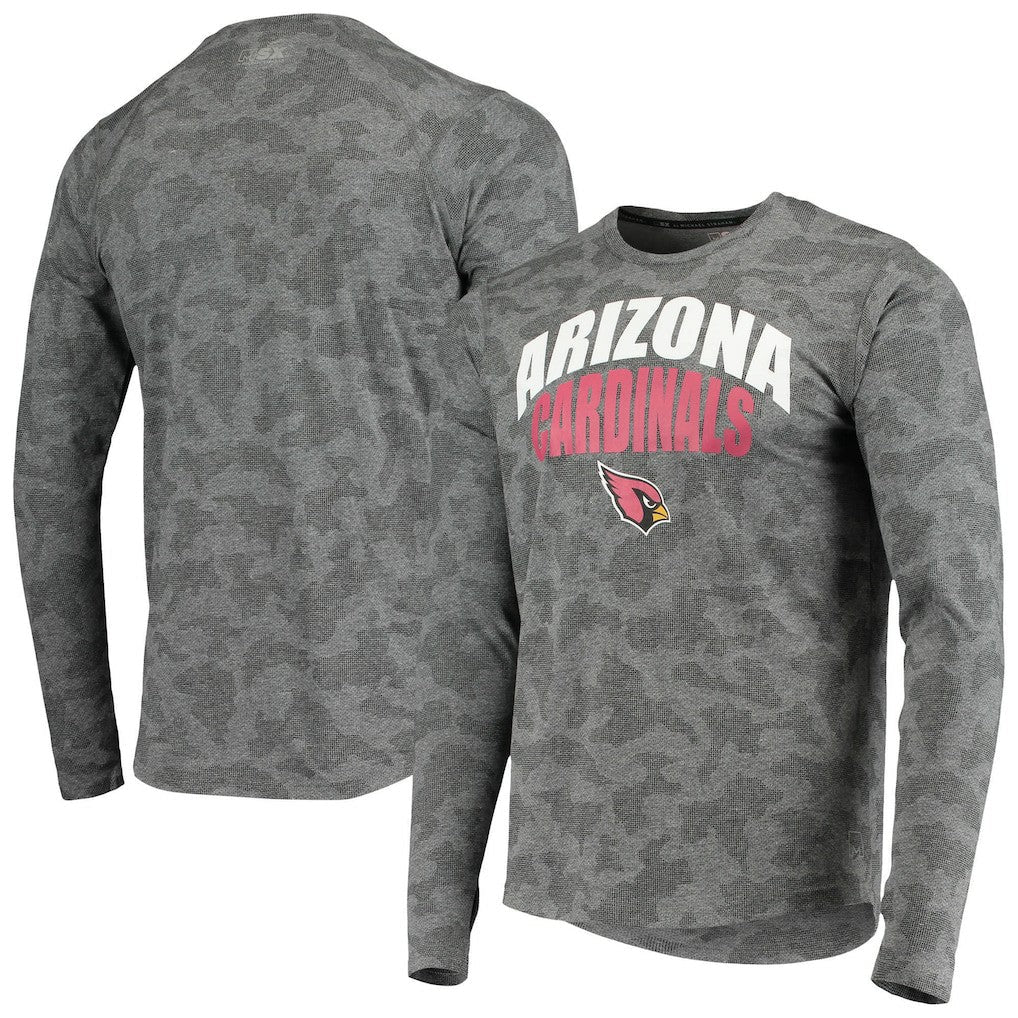 Arizona Cardinals MSX by Michael Strahan Camo Performance Long Sleeve T-Shirt - Black discount