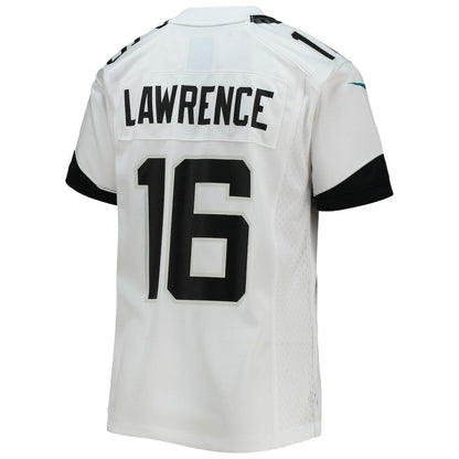 Trevor Lawrence Jacksonville Jaguars Youth Game Jersey - White | Nike for sale