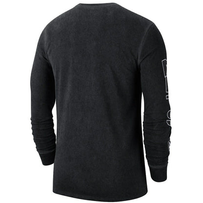 Brooklyn Nets Courtside Retro Elevated Long Sleeve T-Shirt - Black | Nike sale