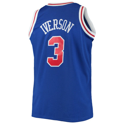 Allen Iverson Philadelphia 76ers 1996/97 Big & Tall Hardwood Classics Swingman Jersey - Royal | Mitchell & Ness outlet