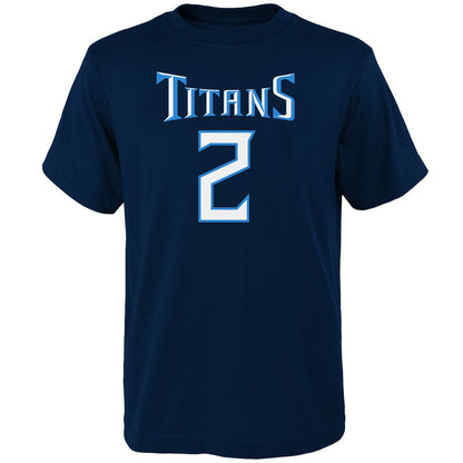 Julio Jones Tennessee Titans Youth Mainliner Player Name & Number T-Shirt - Navy online