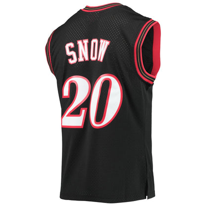Eric Snow Philadelphia 76ers 2000/01 Hardwood Classics Swingman Jersey - Black | Mitchell & Ness cheap