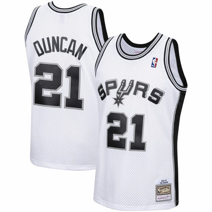 Tim Duncan San Antonio Spurs 1998/99 Hardwood Classics Swingman Jersey - White | Mitchell & Ness discount