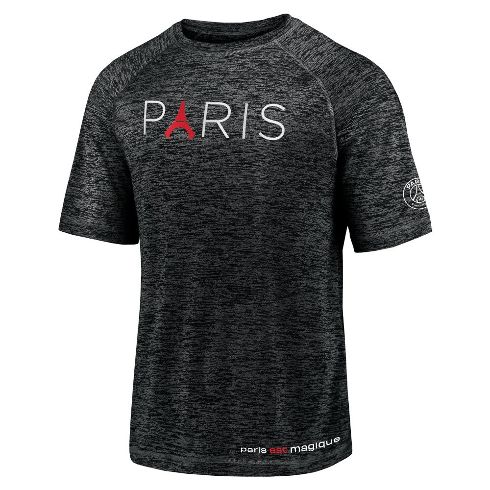 Paris Saint-Germain Tower Space-Dye Raglan T-Shirt - Black | Fanatics online