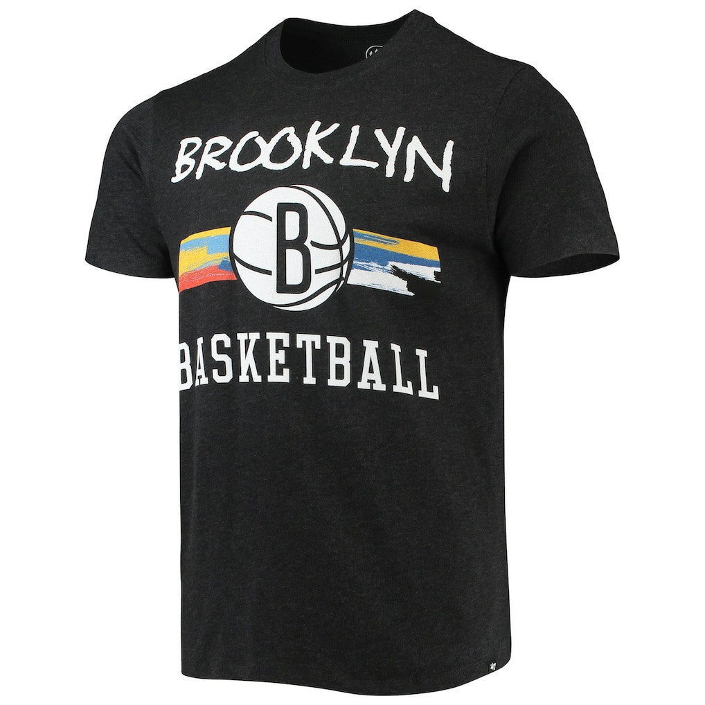 Brooklyn Nets '47 City Edition Club T-Shirt - Black | 47 brand on sale