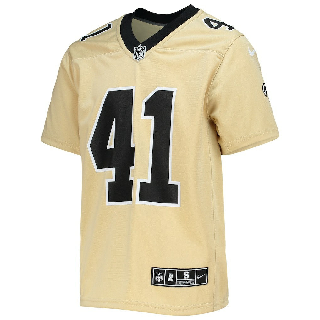 Alvin Kamara New Orleans Saints Youth Inverted Team Game Jersey - Gold | Nike discount