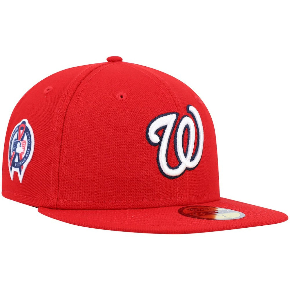 Washington Nationals 9/11 Memorial Side Patch 59FIFTY Fitted Hat - Red | New Era
