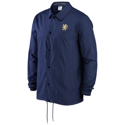 Chelsea Coach Performance Full-Snap Jacket - Navy | Nike online