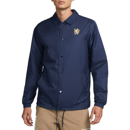 Chelsea Coach Performance Full-Snap Jacket - Navy | Nike online