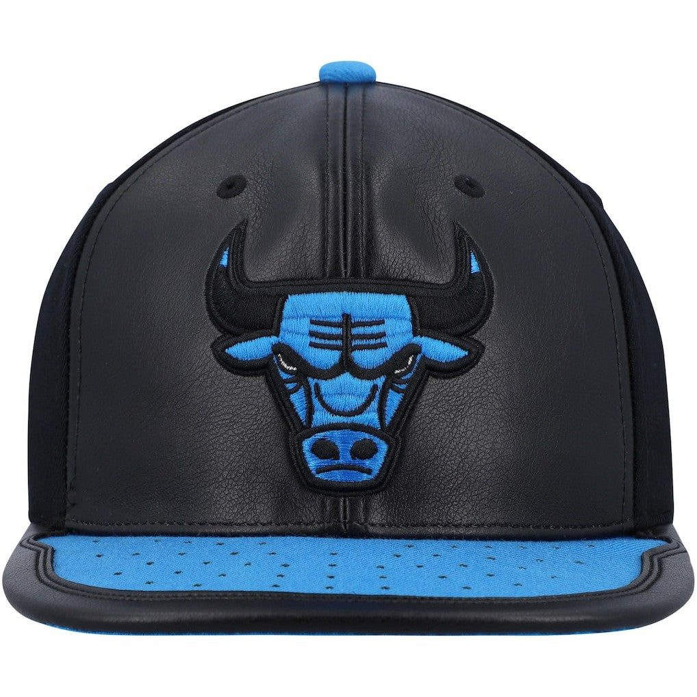Chicago Bulls Day One Snapback Hat - Black/Royal | Mitchell & Ness shop