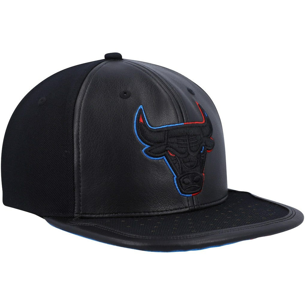 Chicago Bulls Day One Snapback Hat - Black | Mitchell & Ness discount