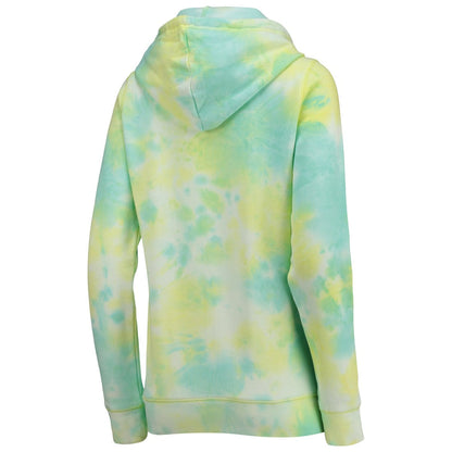 Tampa Bay Buccaneers New Era Women's Ice-Dye Full-Zip Hoodie - White discount