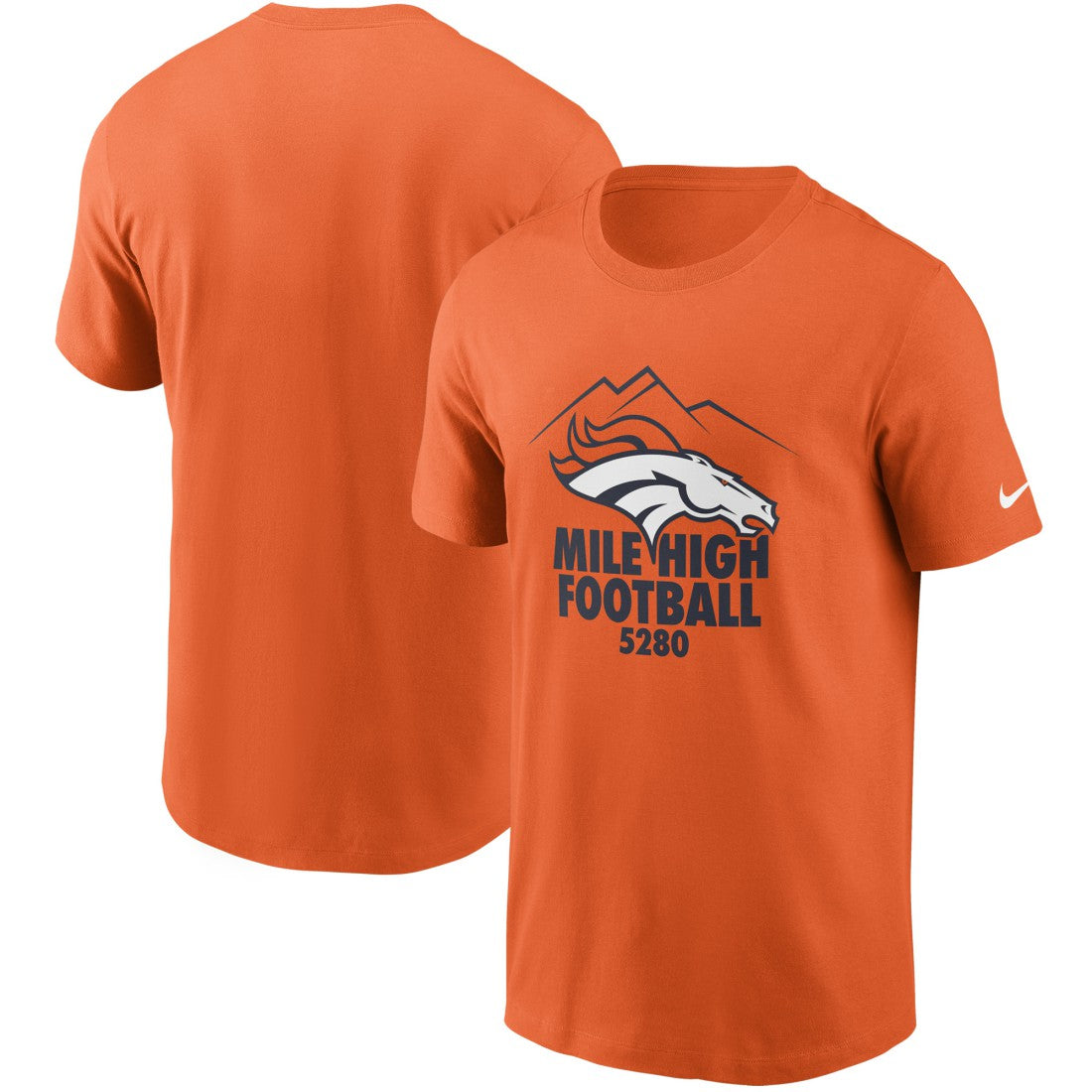 Denver Broncos Hometown Collection 5,280 T-Shirt - Orange | Nike for sale