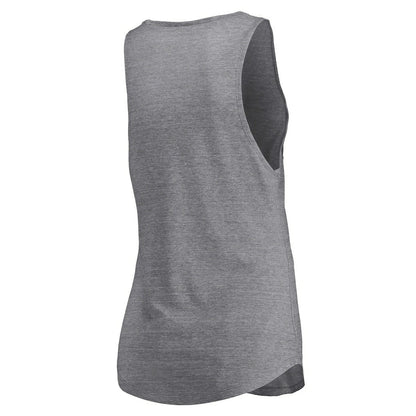 Dallas Mavericks Women's Quality Time Open Scoop Neck Tri-Blend Tank Top sale - Heathered Gray | Fanatics sale
