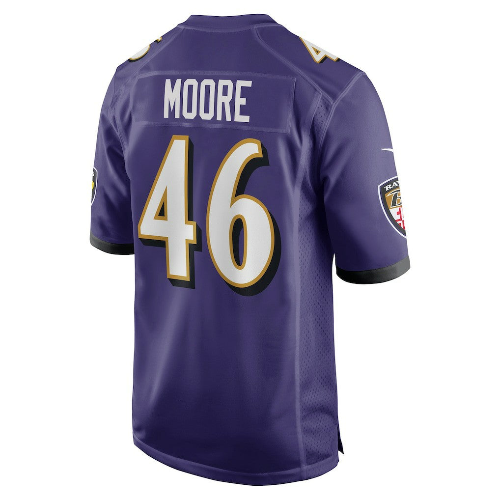 Nick Moore Baltimore Ravens Game Jersey - Purple | Nike on sale