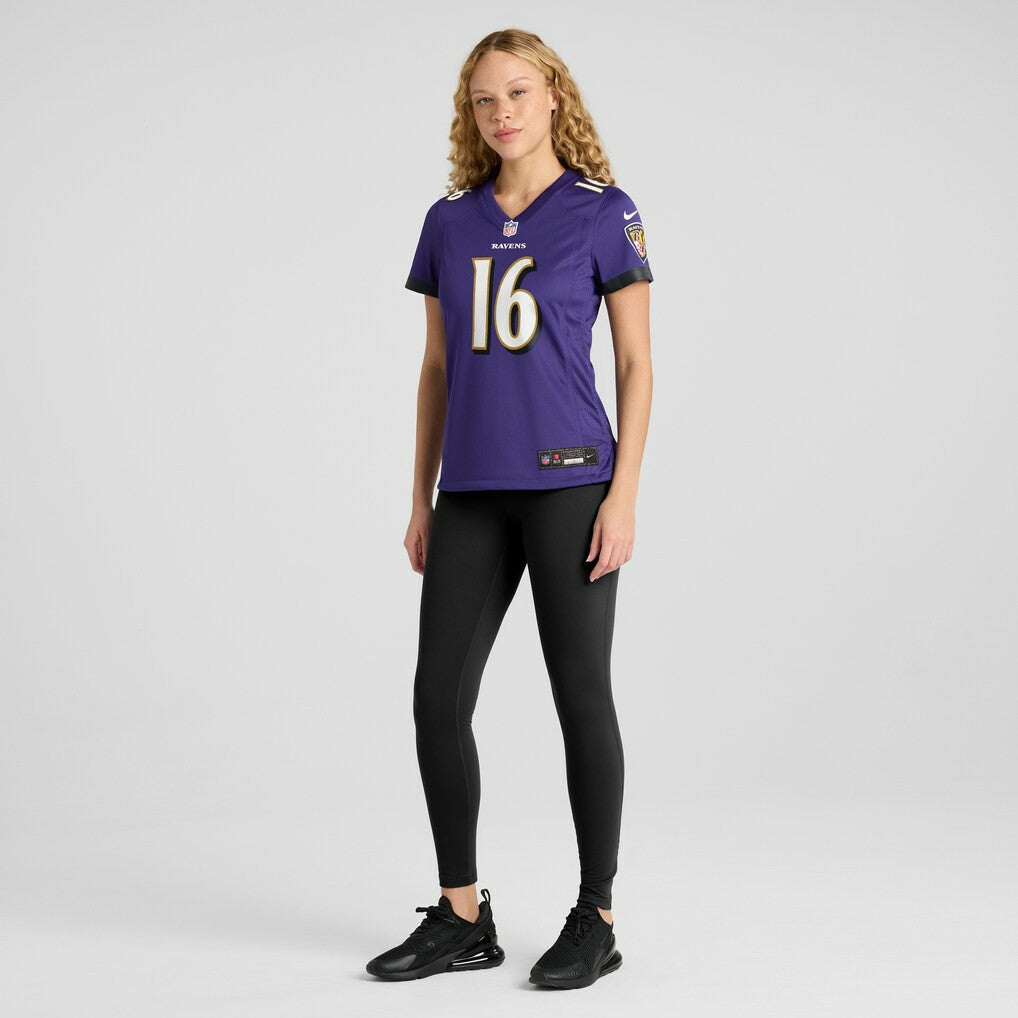 Tylan Wallace Baltimore Ravens Women's Game Jersey - Purple | Nike on sale
