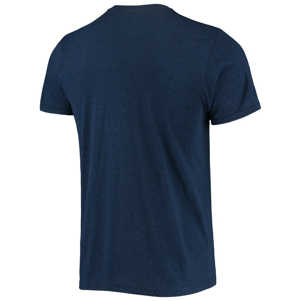 Chicago White Sox Homage Hand-Drawn Logo Tri-Blend T-Shirt - Navy