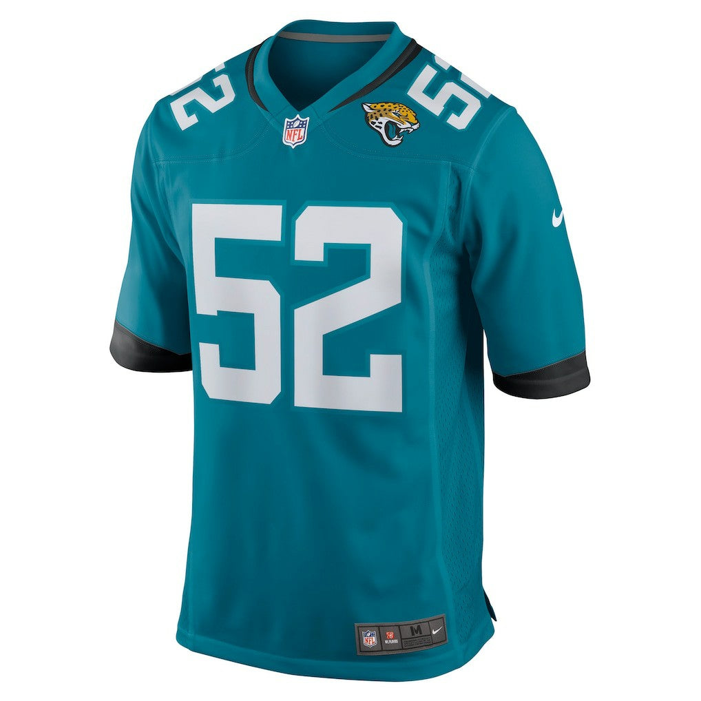 DaVon Hamilton Jacksonville Jaguars Game Jersey - Teal | Nike on sale