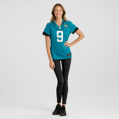 Logan Cooke Jacksonville Jaguars Women's Game Jersey - Teal | Nike online