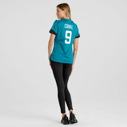 Logan Cooke Jacksonville Jaguars Women's Game Jersey - Teal | Nike online