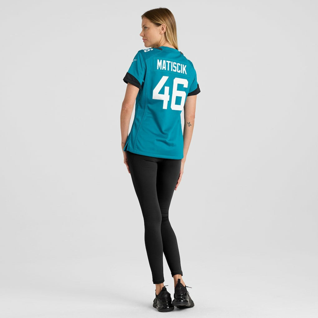 Ross Matiscik Jacksonville Jaguars Women's Game Jersey - Teal | Nike discount
