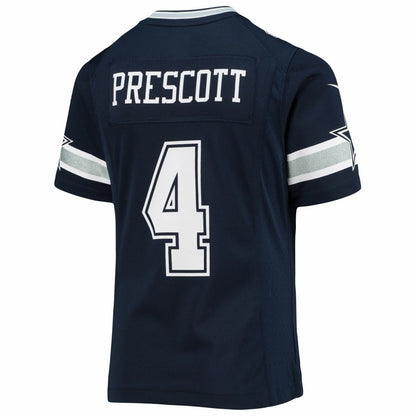 Dak Prescott Dallas Cowboys Girls Youth Team Game Jersey - Navy | Nike for sale