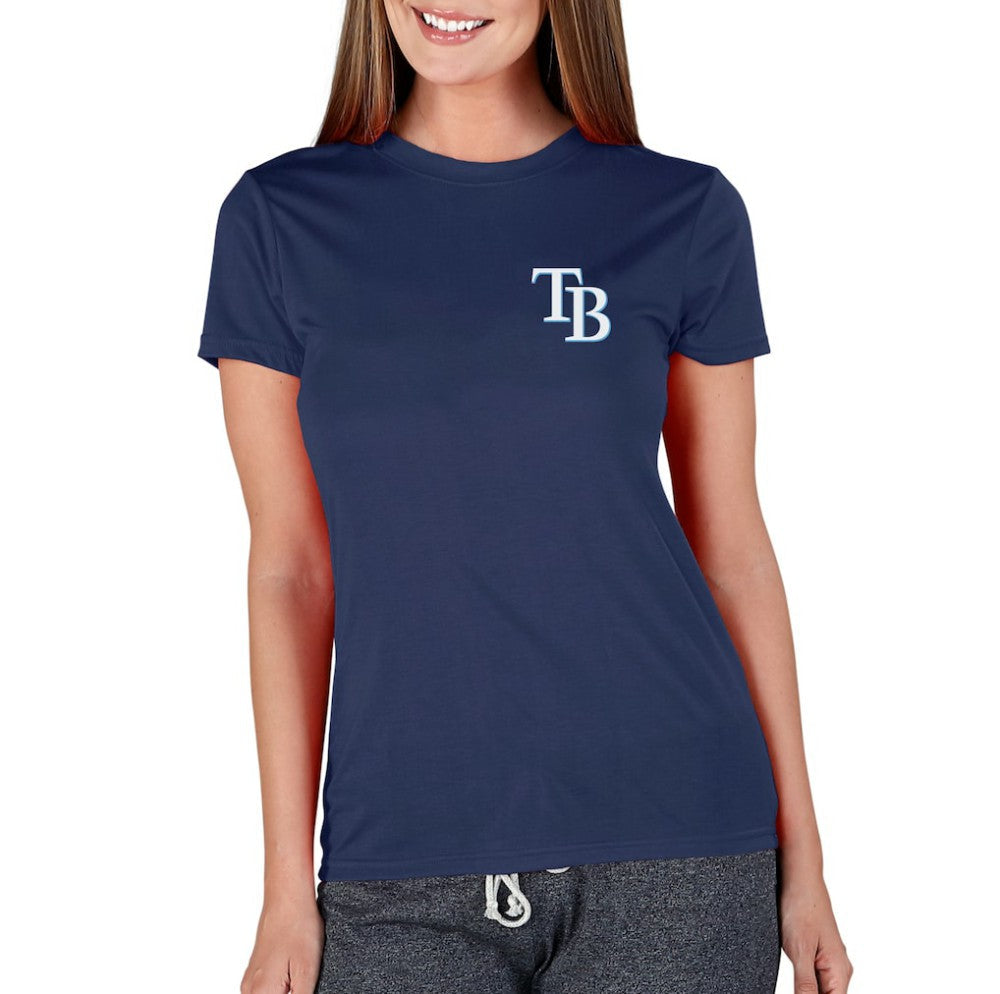 Tampa Bay Rays Concepts Sport Women's Marathon Knit Top - Navy
