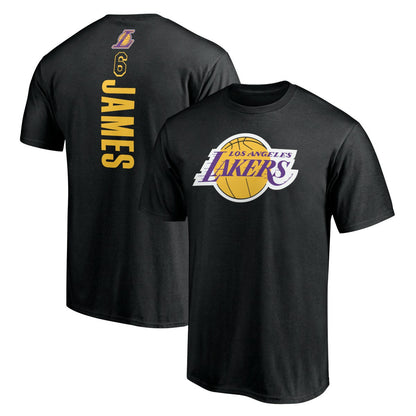 LeBron James Los Angeles Lakers #6 Playmaker Name & Number T-Shirt - Black online