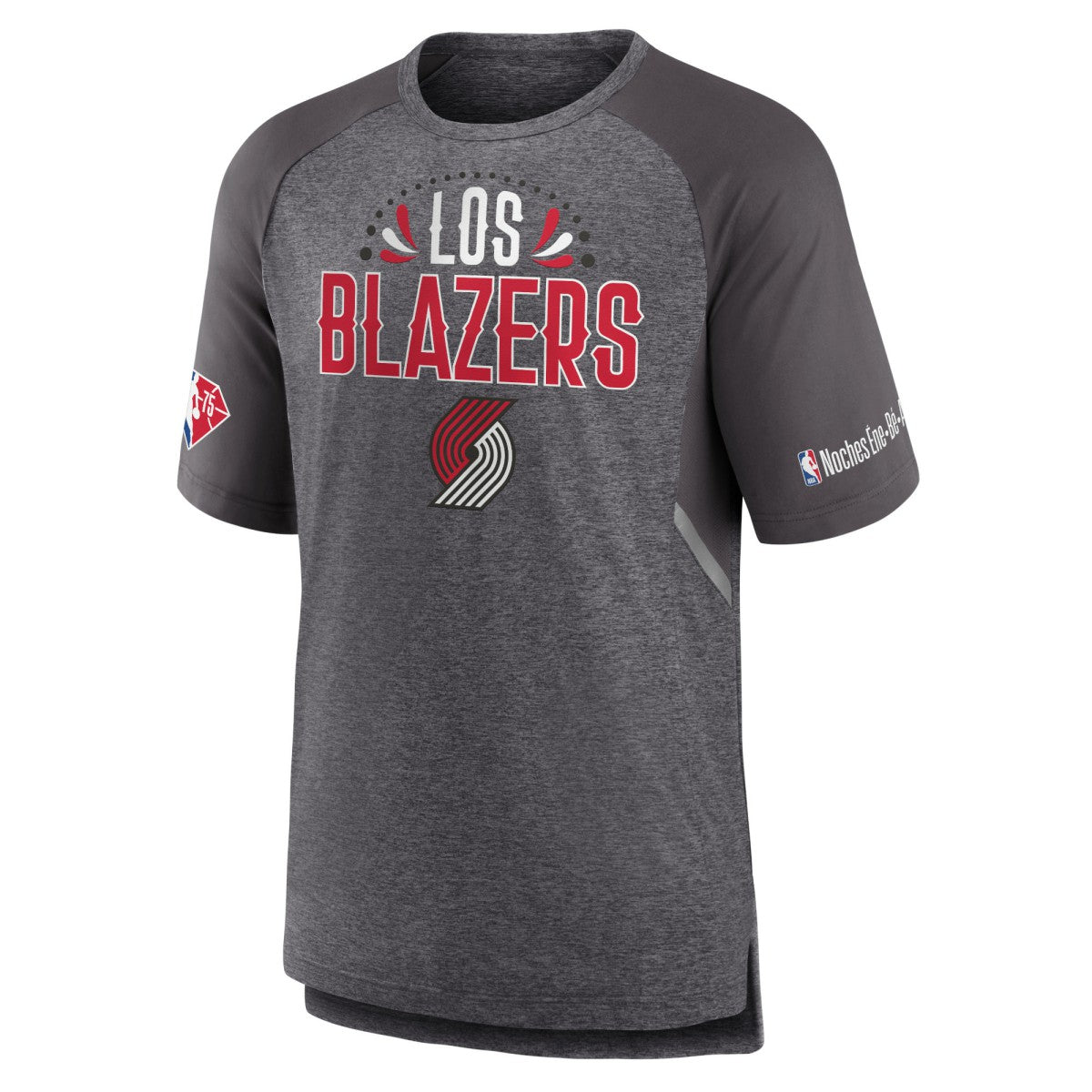 Portland Trail Blazers 2022 Noches Ene-Be-A Core Shooting Raglan T-Shirt - Heathered Gray | Fanatics cheap
