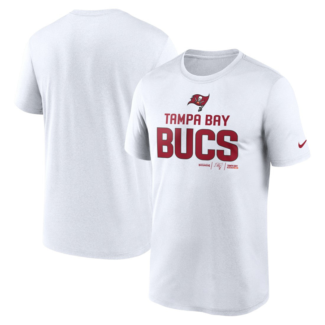 Tampa Bay Buccaneers Legend Community Performance T-Shirt - White | Nike discount