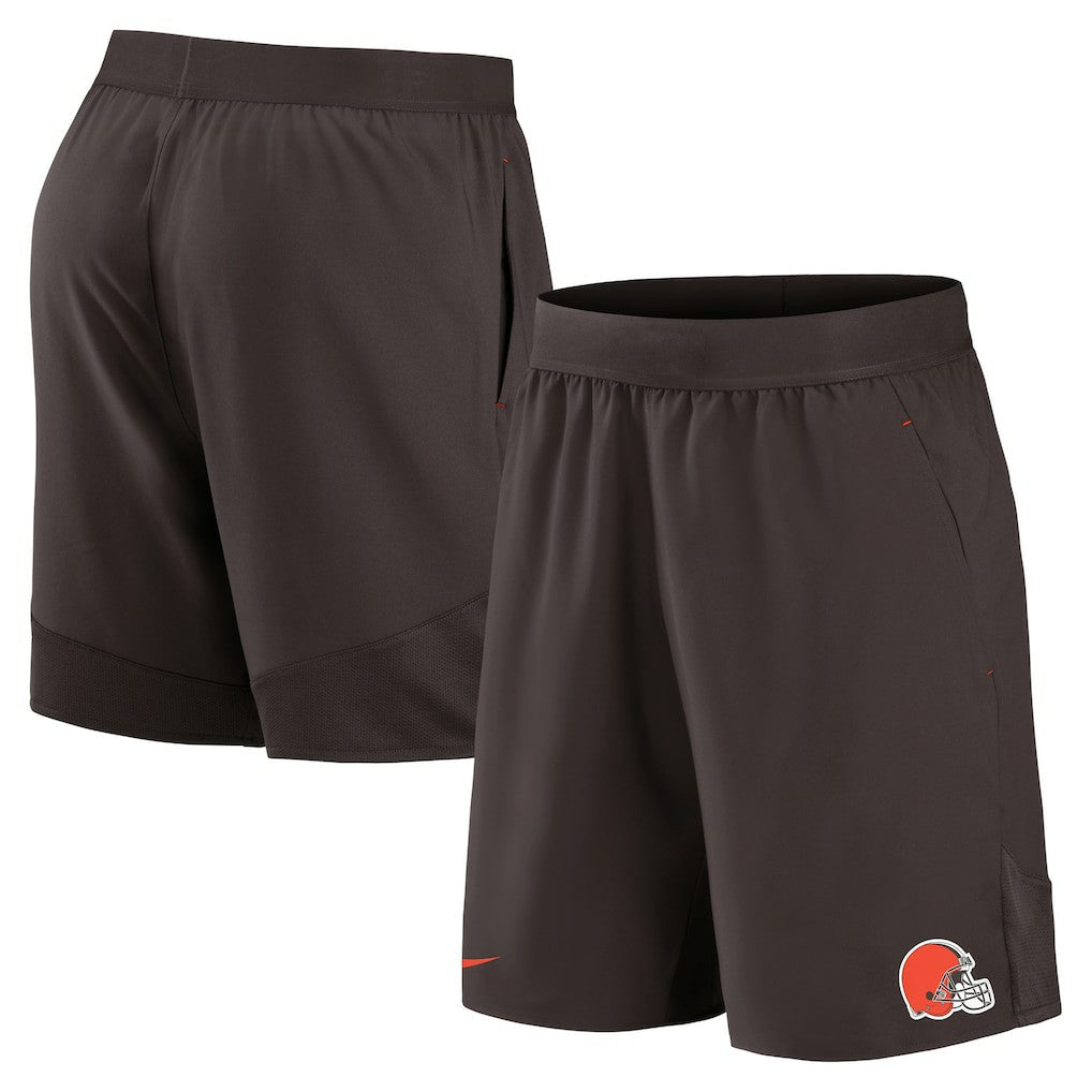 Cleveland Browns Stretch Woven Shorts - Brown | Nike discount