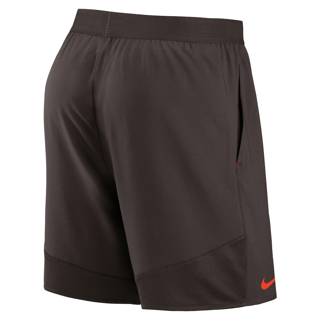 Cleveland Browns Stretch Woven Shorts - Brown | Nike discount