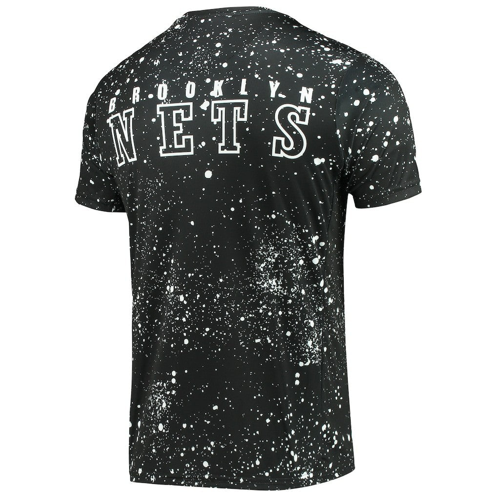 Brooklyn Nets FISLL Splatter Print T-Shirt - Black sale