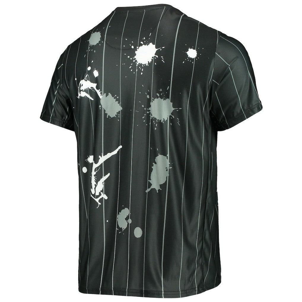 Brooklyn Nets FISLL Striped Splatter T-Shirt - Black sale