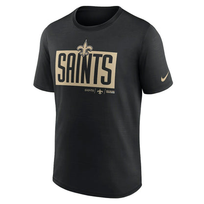 New Orleans Saints Exceed Performance T-Shirt - Black | Nike outlet