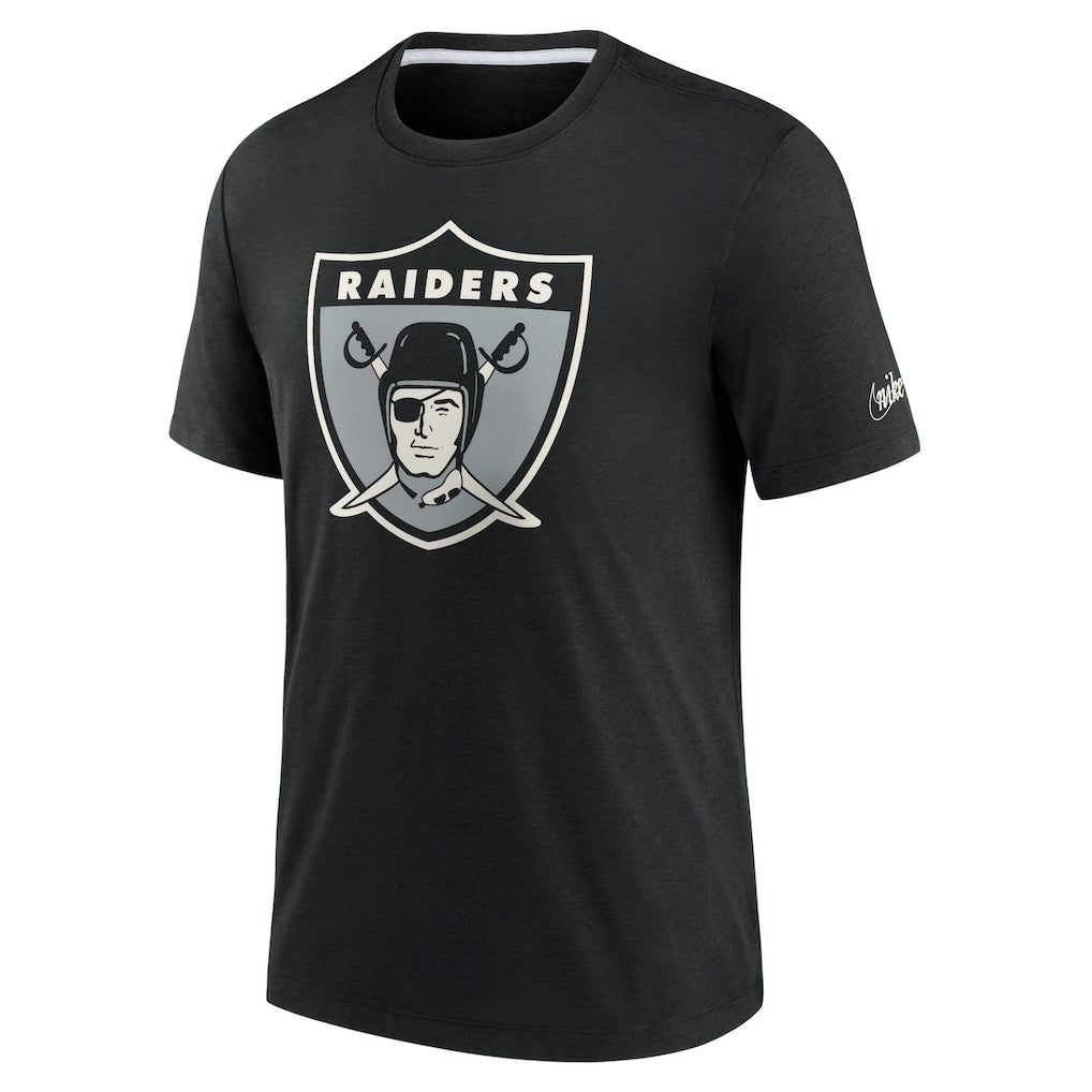 Las Vegas Raiders Rewind Playback Logo Tri-Blend T-Shirt - Black | Nike online