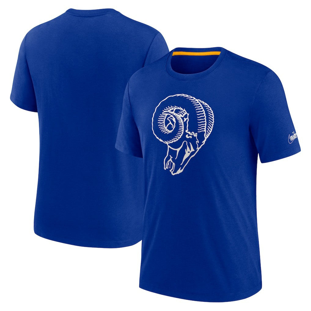 Los Angeles Rams Rewind Playback Logo Tri-Blend T-Shirt - Royal | Nike cheap