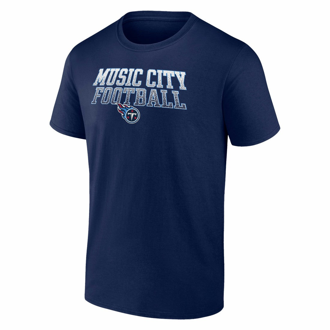 Tennessee Titans Big & Tall Music City Football Statement T-Shirt - Navy outlet