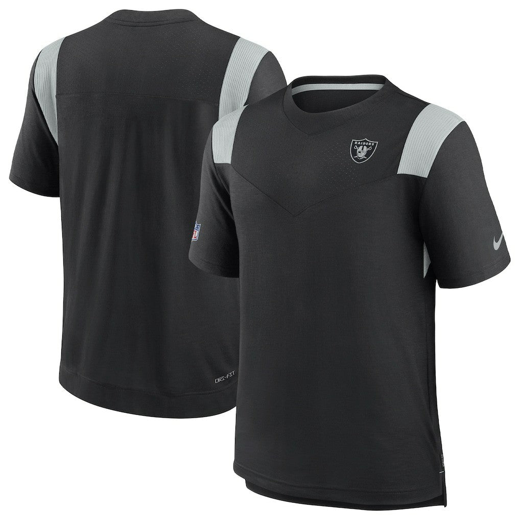 Las Vegas Raiders 2022 Sideline Tonal Logo Performance Player T-Shirt - Black | Nike on sale