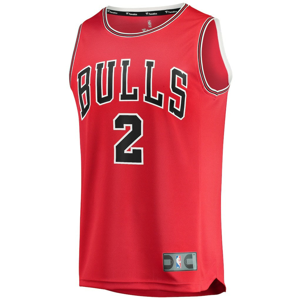 Lonzo Ball Chicago Bulls Fast Break Road Replica Jersey sale - Icon Editi- Red | Fanatics online