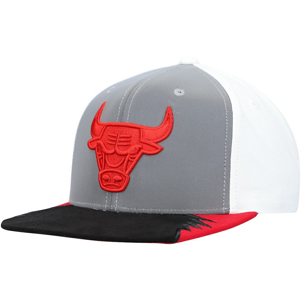 Chicago Bulls Day 5 Snapback Hat - Gray/White | Mitchell & Ness discount