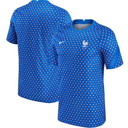 France Women's National Team 2021/22 Pre-Match Top - Blue | Nike sale