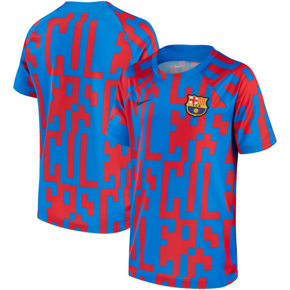 Barcelona 2022/23 Pre-Match Top - Blue | Nike shop