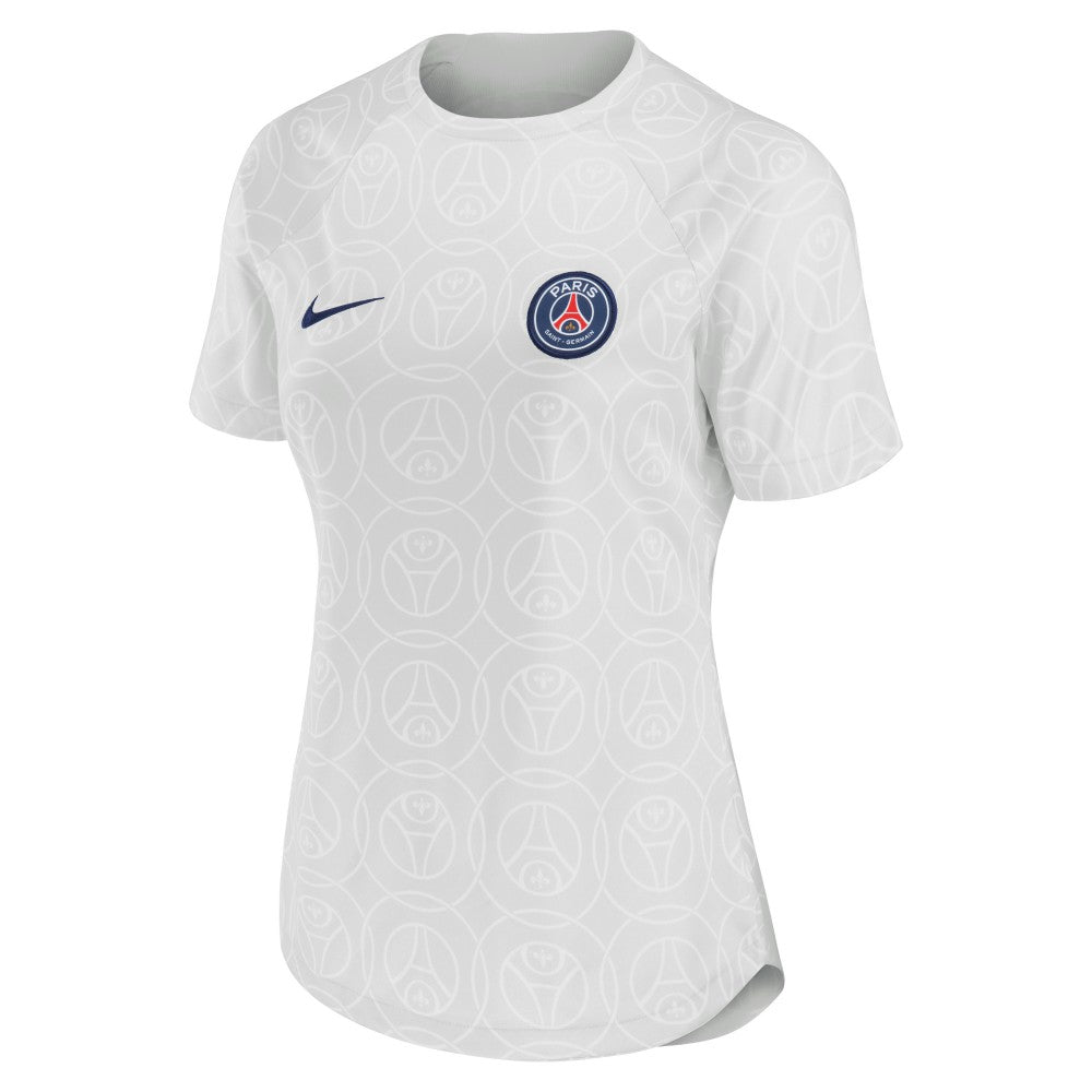Paris Saint-Germain Women's 2022/23 Pre-Match Home Performance Top - Gray | Nike sale