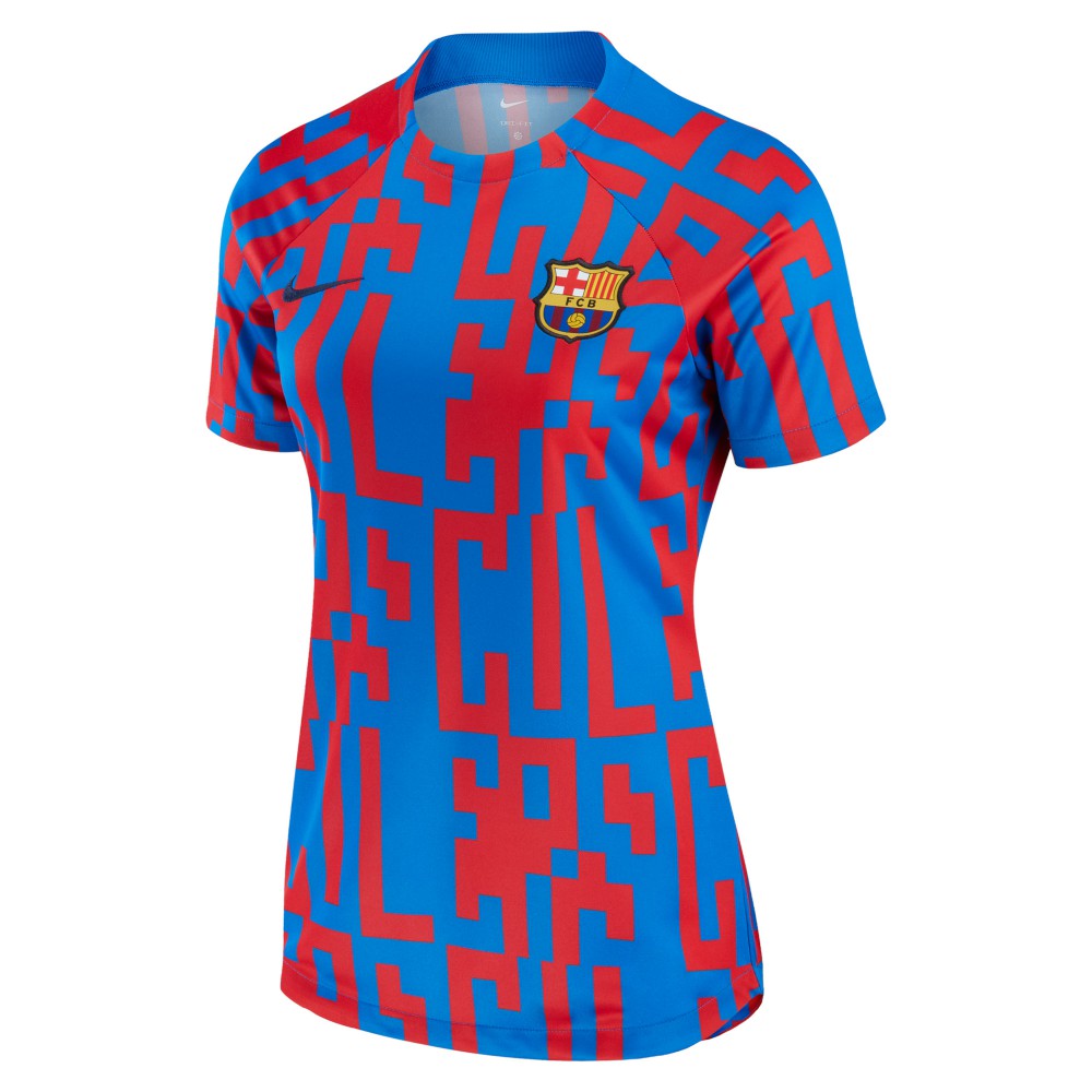 Barcelona Women's 2022/23 Pre-Match Home Performance Top - Blue | Nike discount