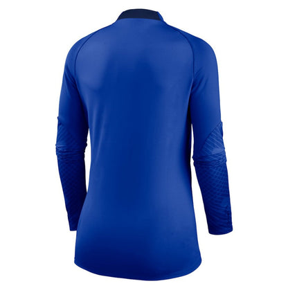 Chelsea Women's Strike Drill Raglan Performance Quarter-Zip Top - Blue | Nike outlet