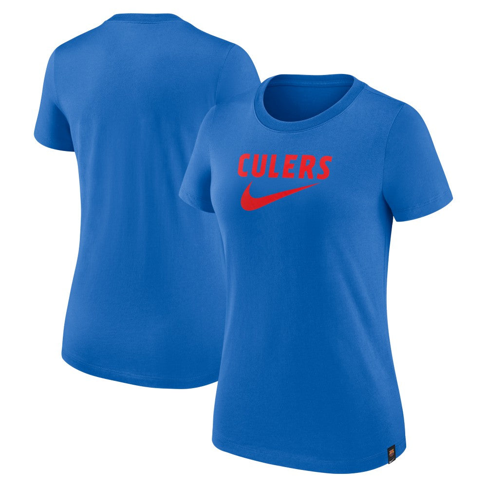Barcelona Women's Swoosh T-Shirt - Blue | Nike discount