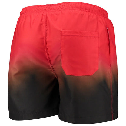Cleveland Browns FOCO Dip-Dye Swim Shorts - Orange/Brown on sale