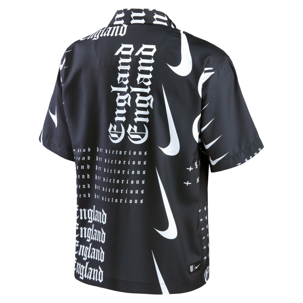 England Women's National Team Button-Up Shirt - Black | Nike shop