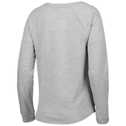 Los Angeles Rams Juniors All Striped Up Raglan Long Sleeve T-Shirt - Heathered Gray online
